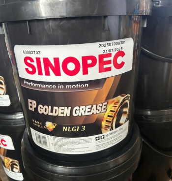 Mỡ Bôi Trơn Đa Năng Chịu Cực Áp Sinopec EP Golden Grease NLGL 3 Công nghệ NanoShield