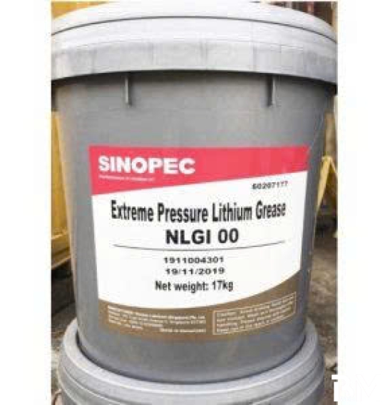 SINOPEC EXTREME PRESSURE LITHIUM GREASE NLGI 00 – MỠ LỎNG CẤP ĐỘ CÔNG NGHIỆP CHO HỘP SỐ VÀ HỆ THỐNG BÔI TRƠN TẬP TRUNG TỐC ĐỘ CAO